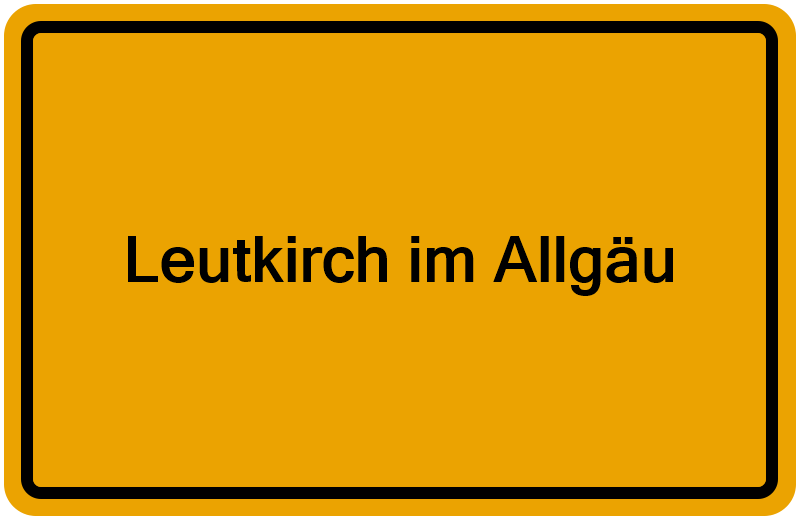 Handelsregister Leutkirch im Allgäu